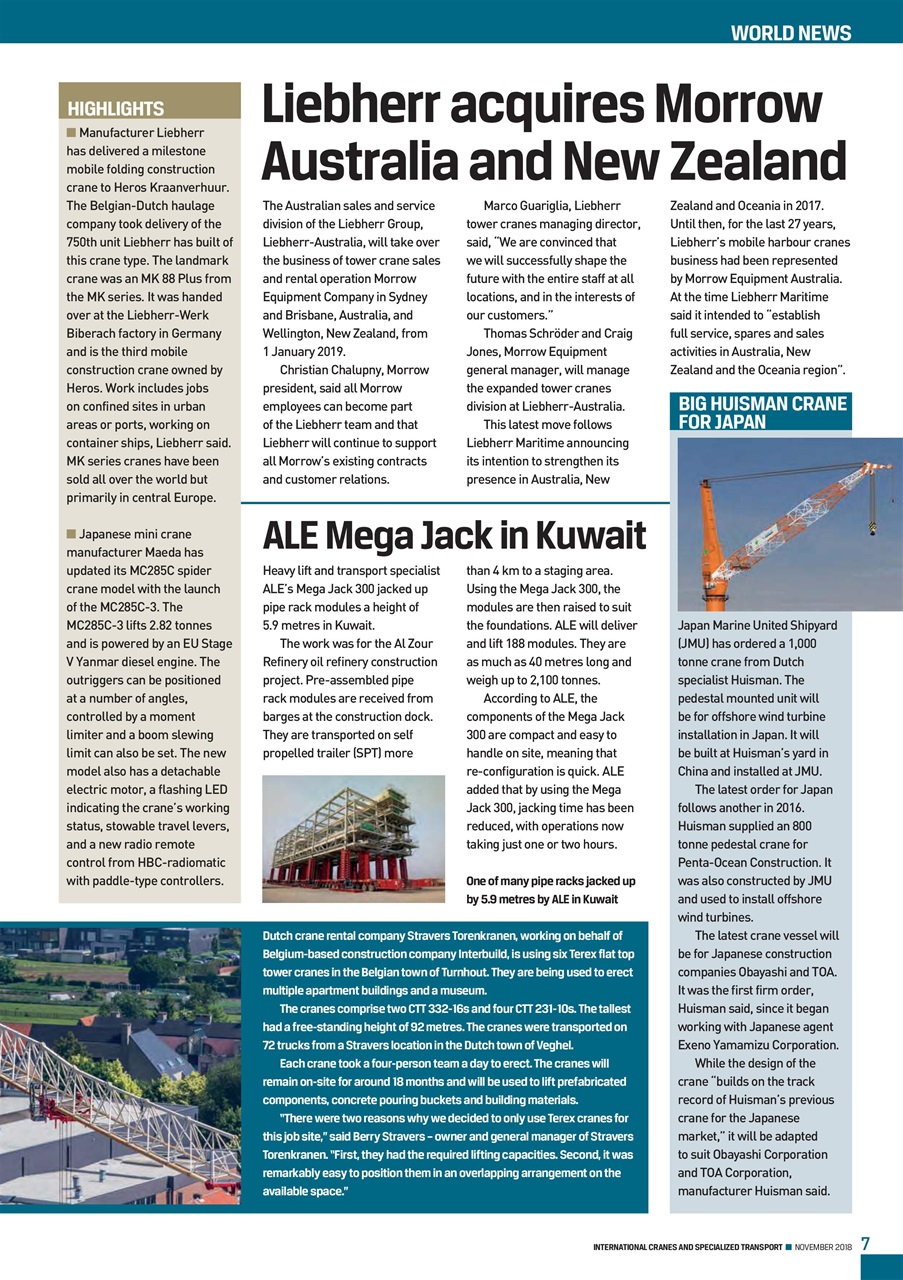 Int. Cranes and Specialized Transp Preview Pages