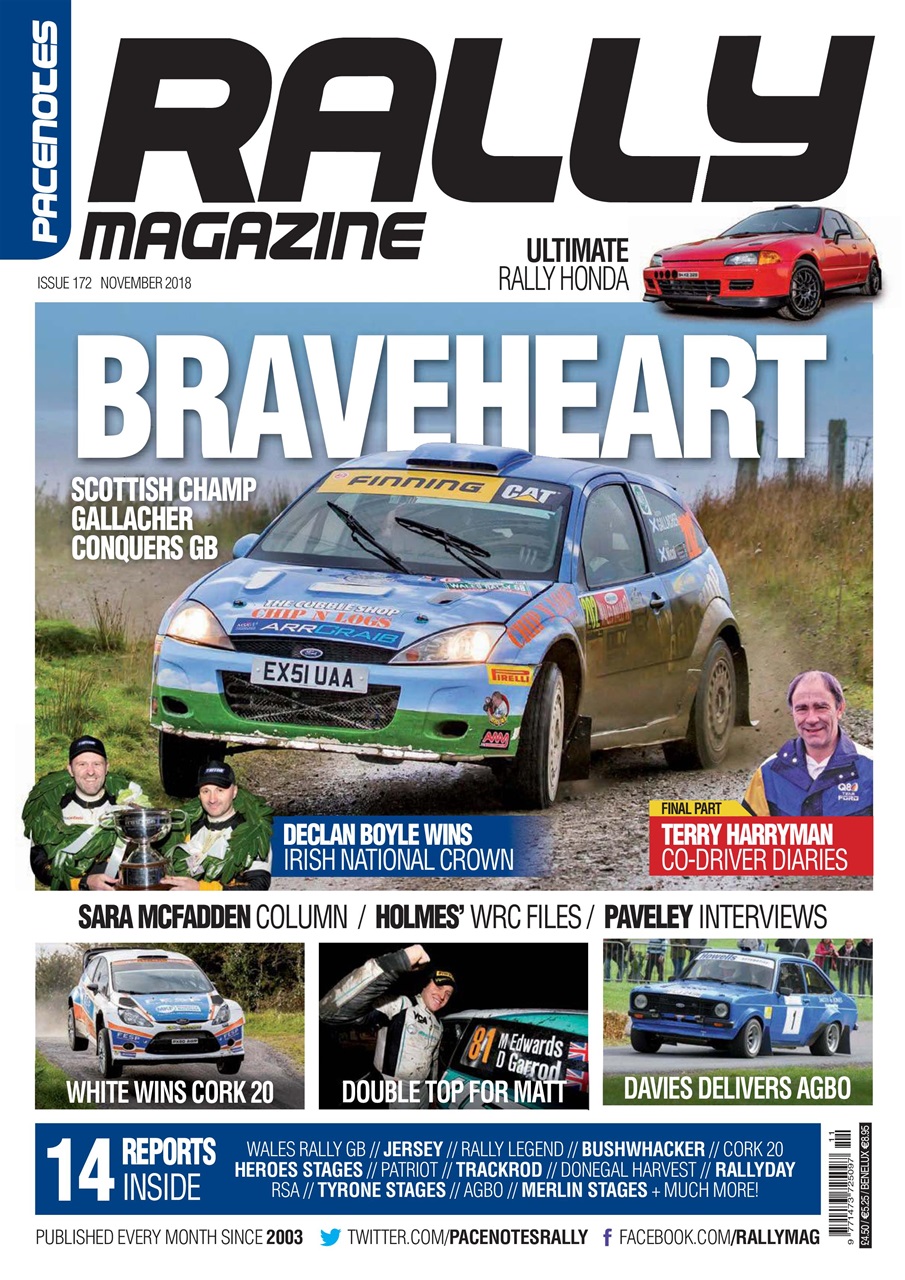 Pacenotes Rally magazine Preview Pages
