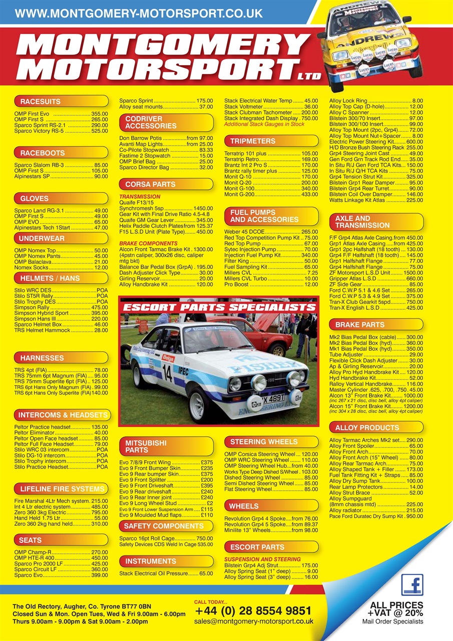 Pacenotes Rally magazine Preview Pages