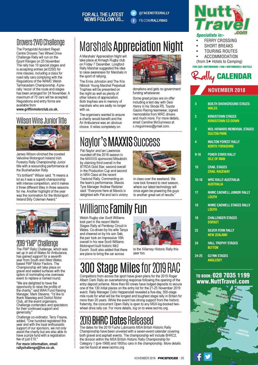 Pacenotes Rally magazine Preview Pages