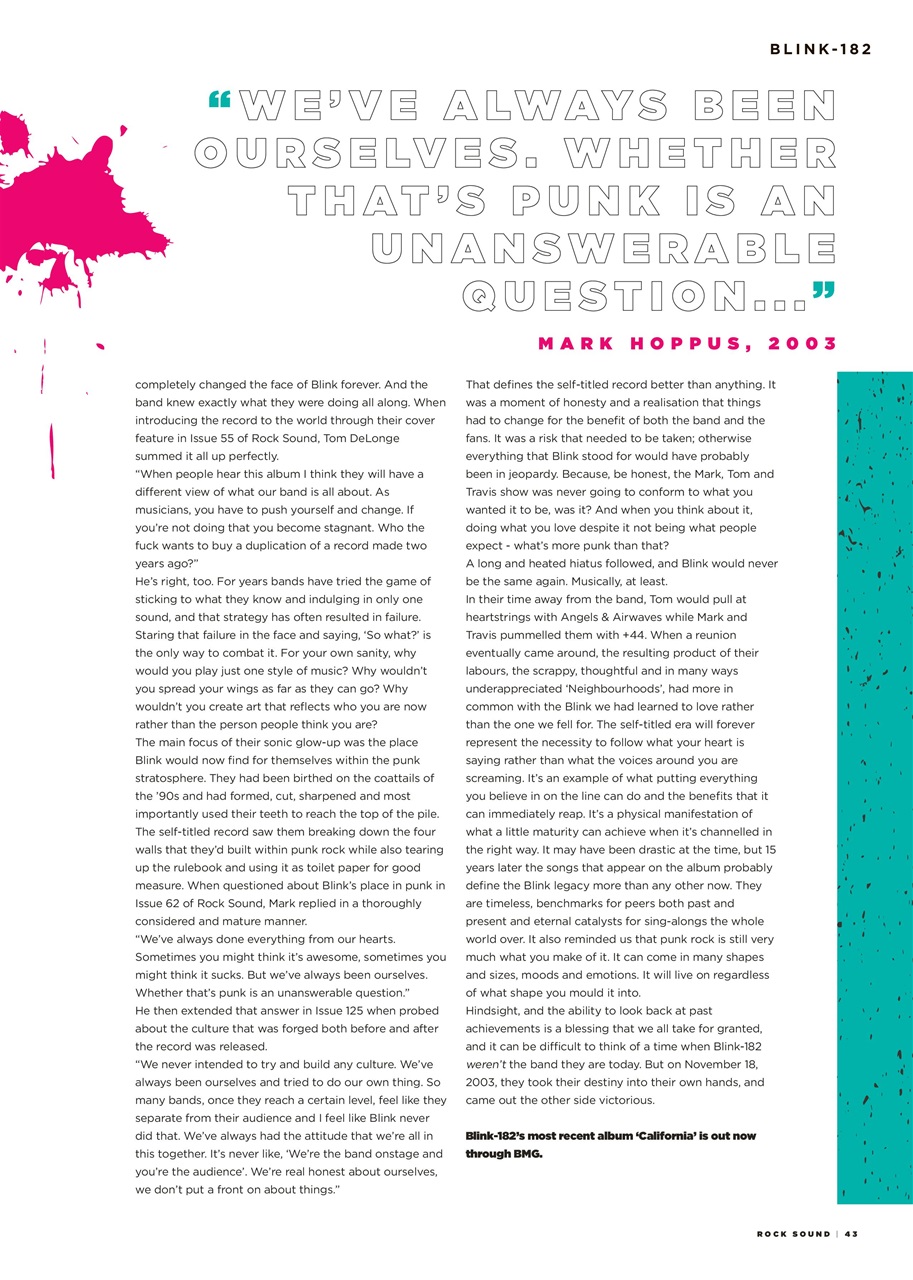 Rock Sound Magazine Preview Pages