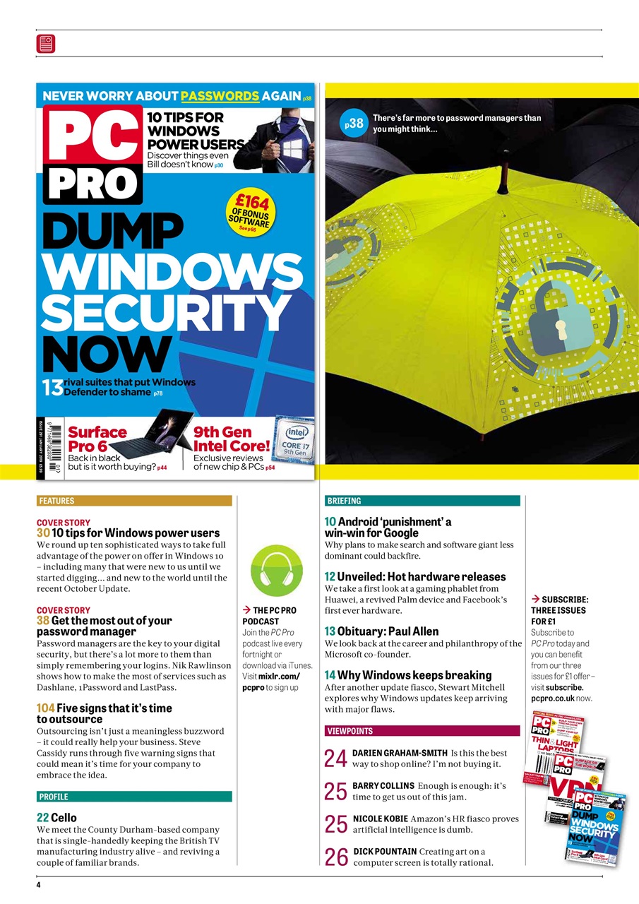 PC Pro Preview Pages