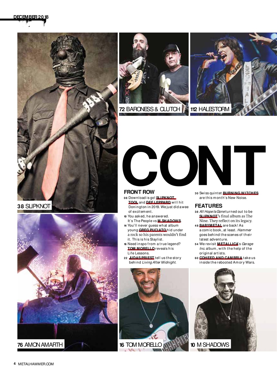 Metal Hammer Preview Pages