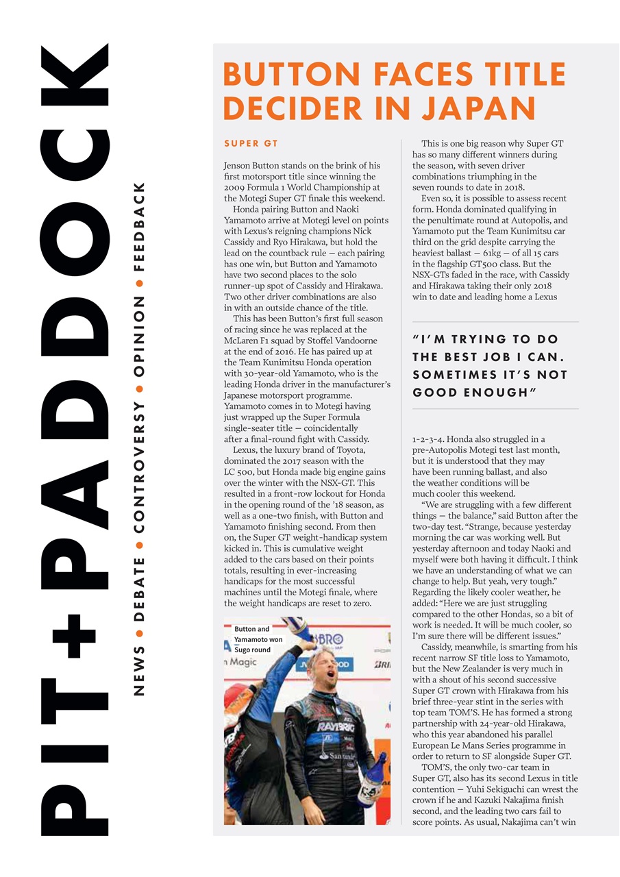 Autosport Preview Pages