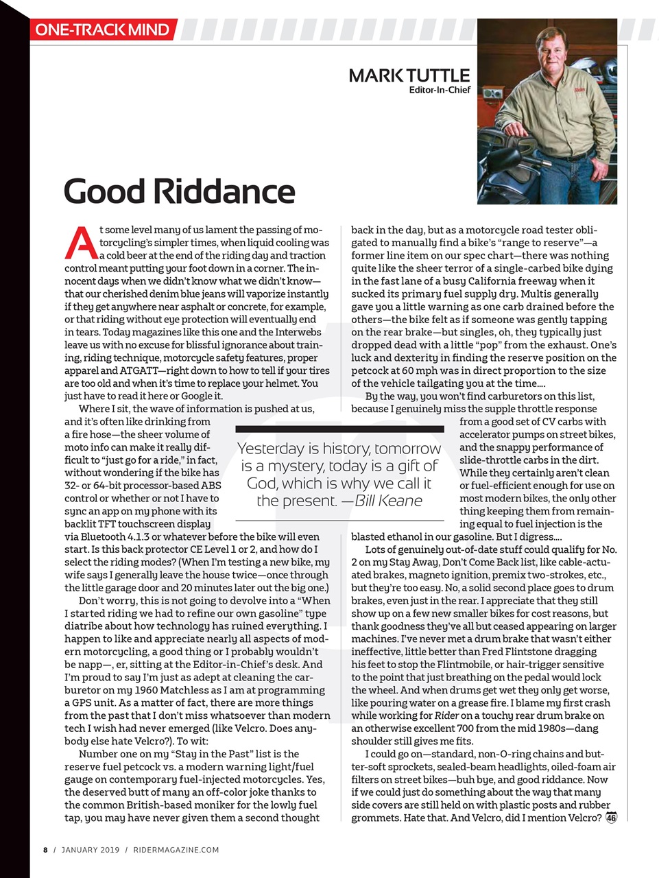 Rider Magazine Preview Pages