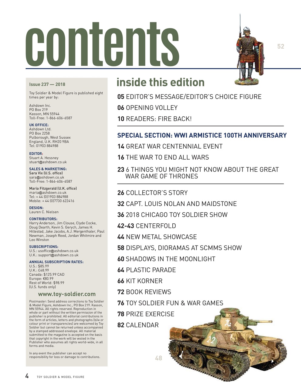 Toy Soldier & Model Figure Preview Pages