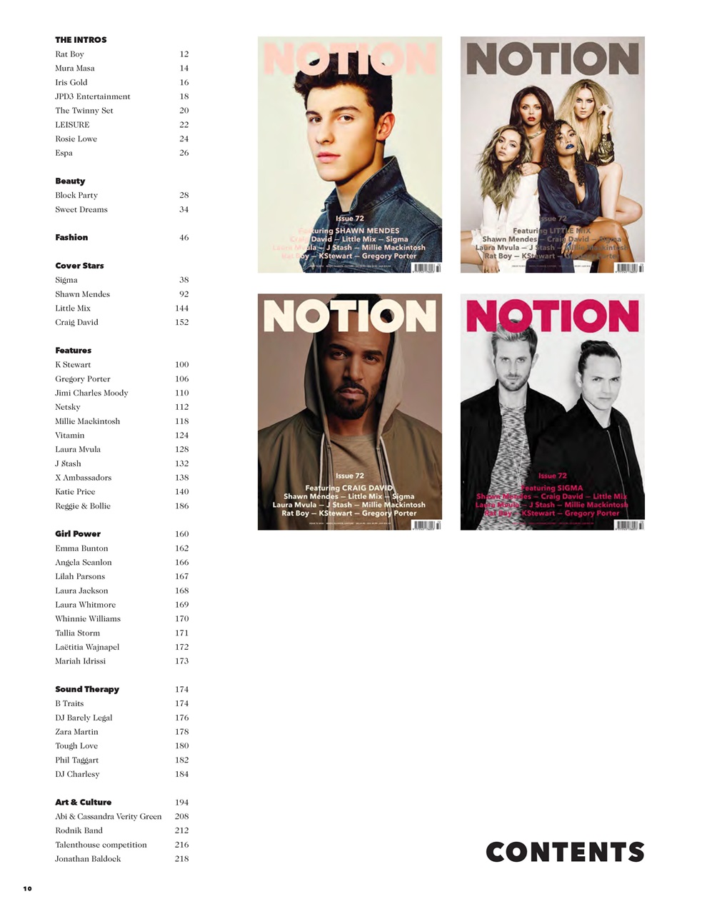 Notion Magazine Preview Pages