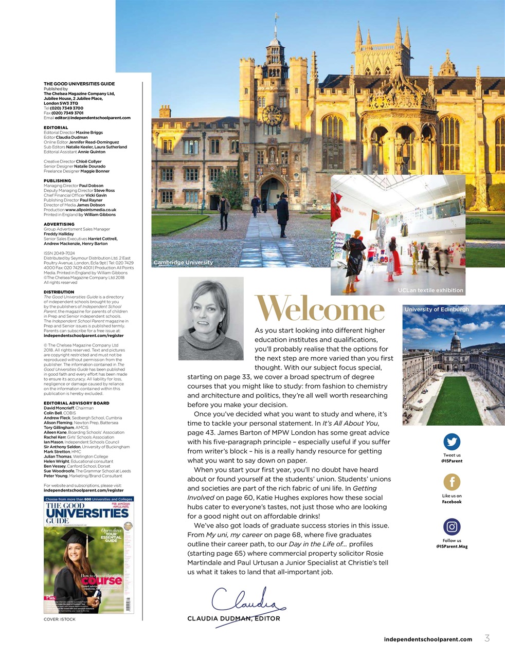 Independent School Parent Preview Pages