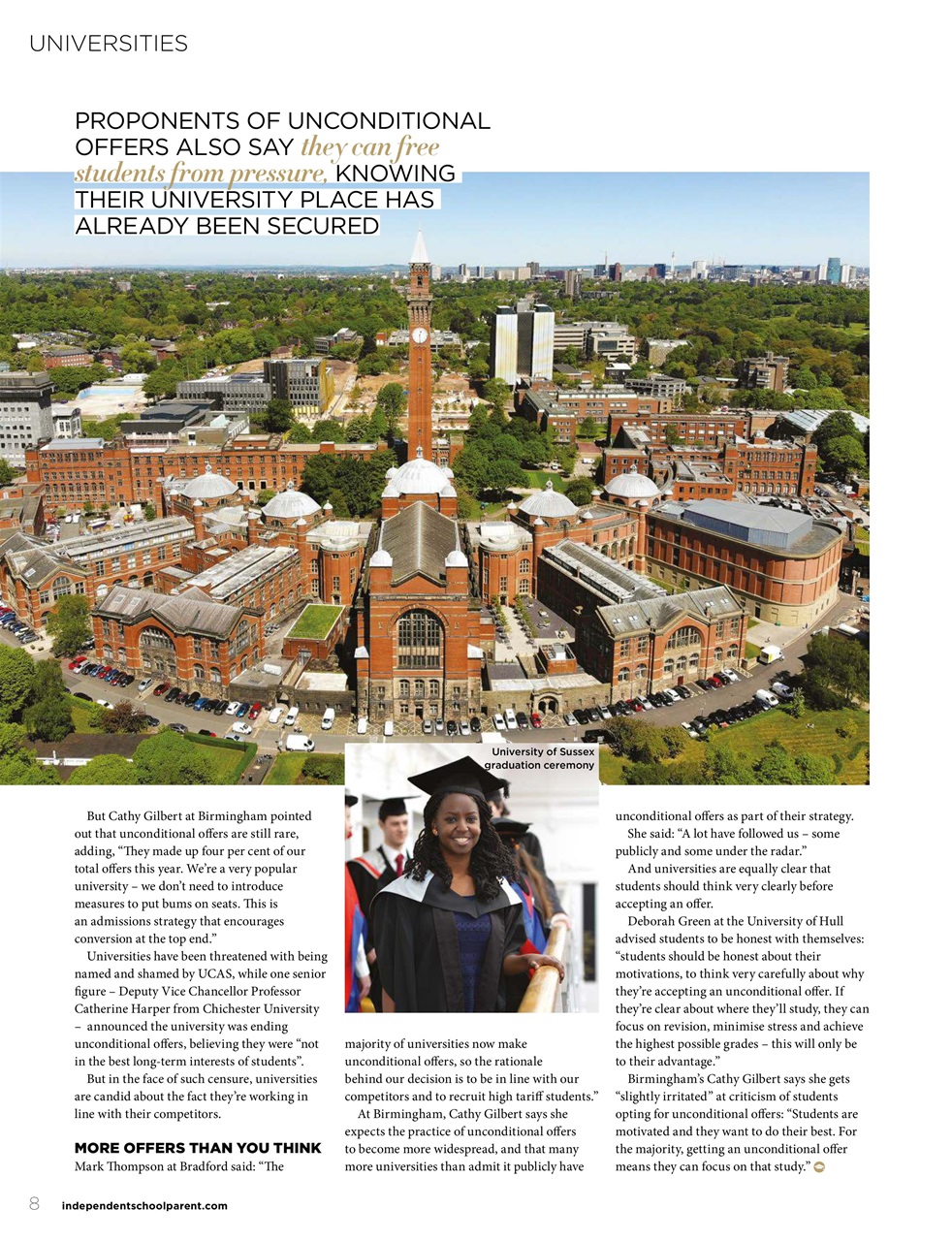 Independent School Parent Preview Pages