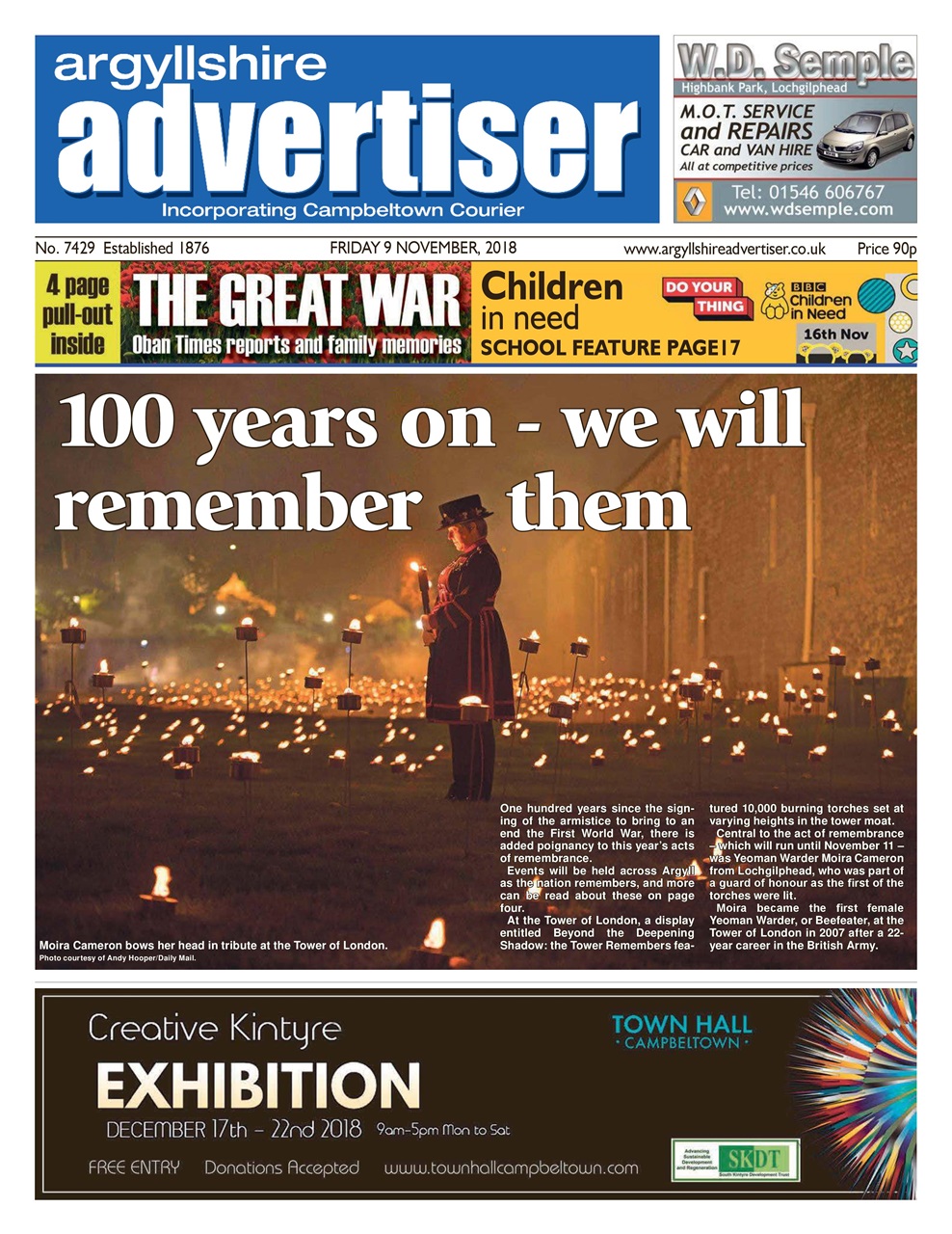 Argyllshire Advertiser Preview Pages