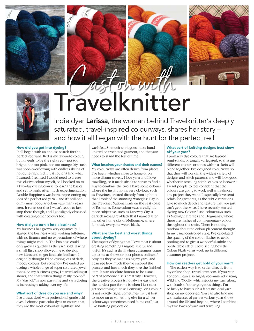 Knitting Preview Pages