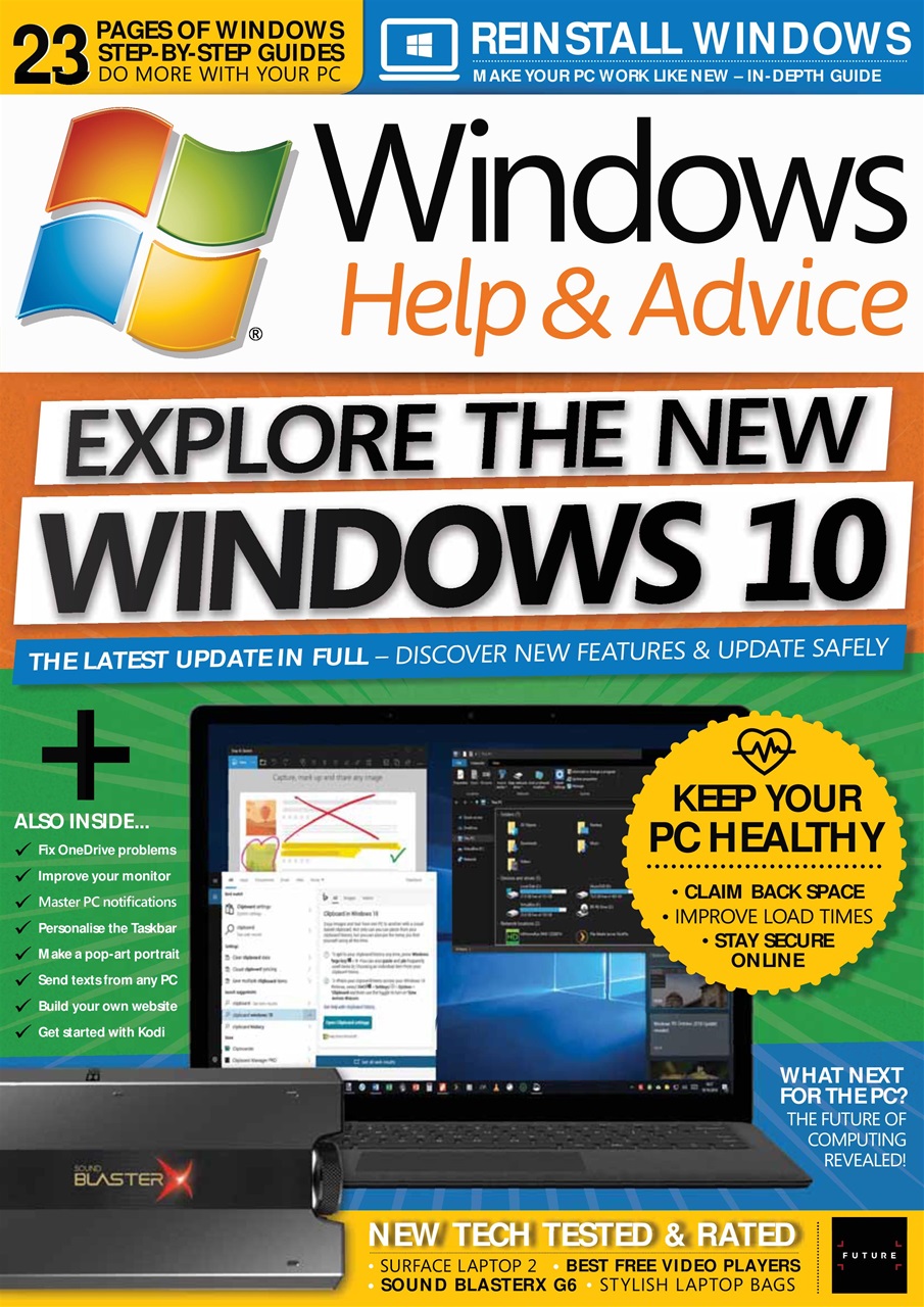 Windows Help & Advice Preview Pages