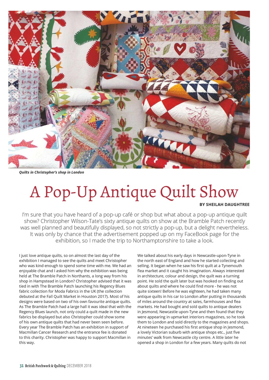 Patchwork and Quilting Preview Pages