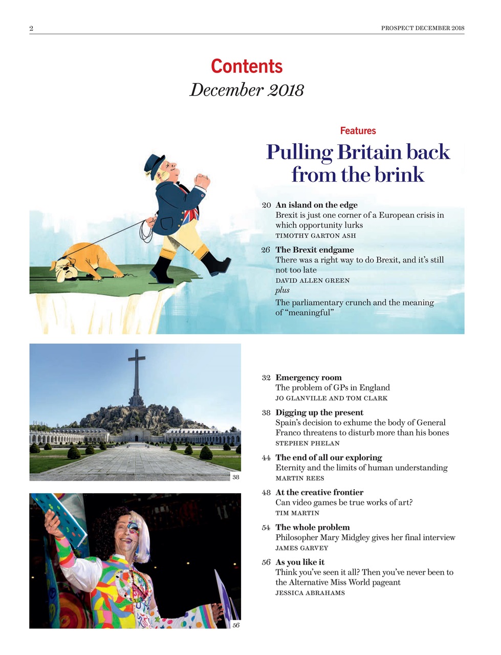 Prospect Magazine Preview Pages