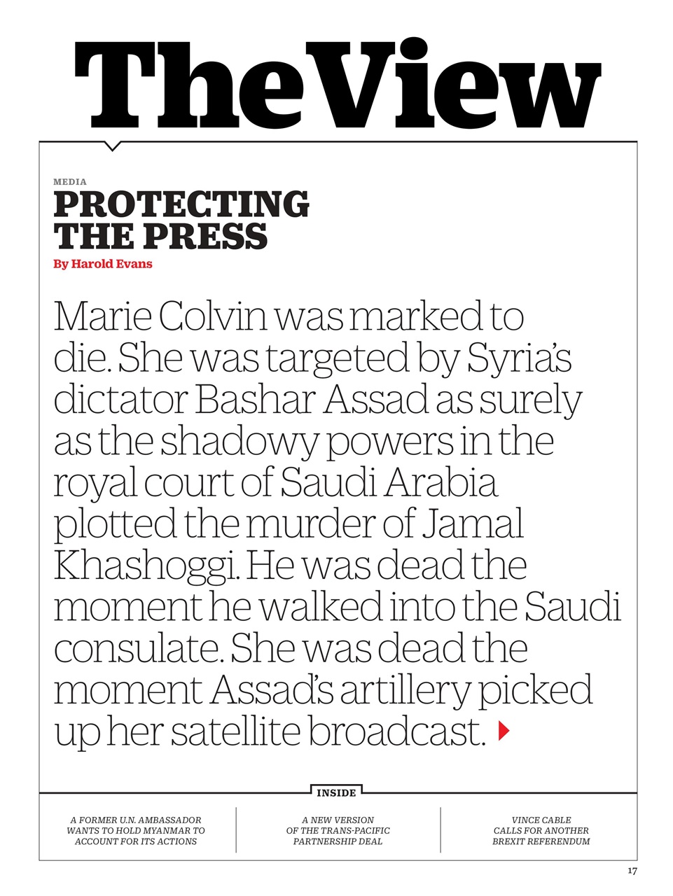 TIME Magazine Europe Preview Pages