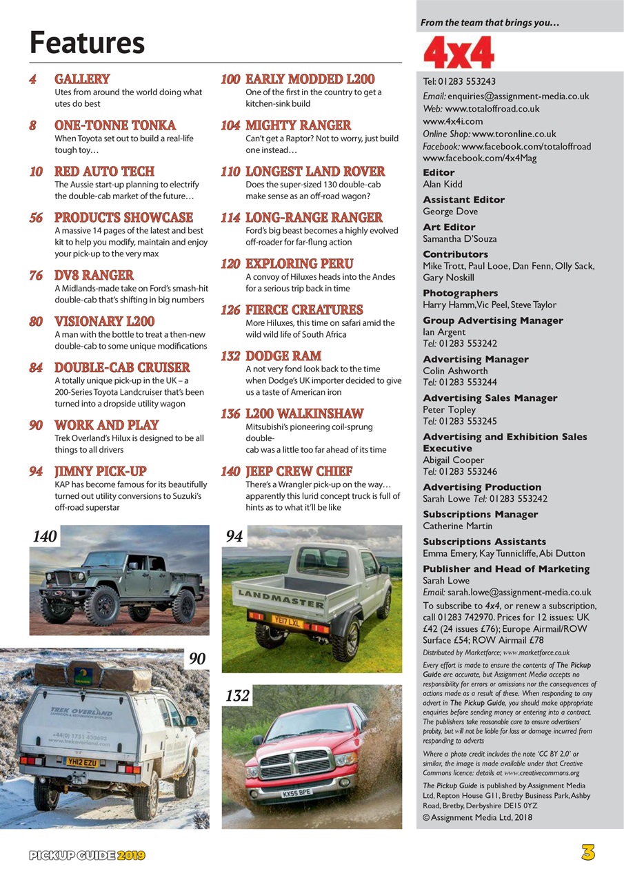 Overlander 4X4 Preview Pages