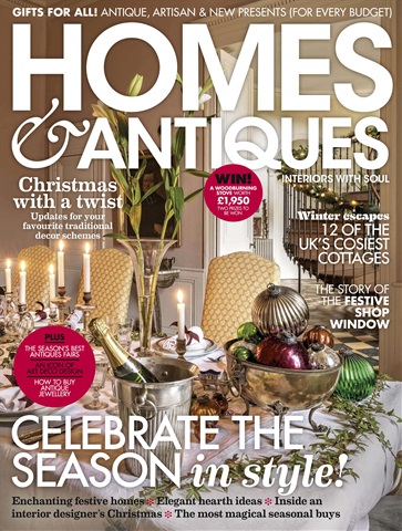 Homes & Antiques Magazine issue December 2018