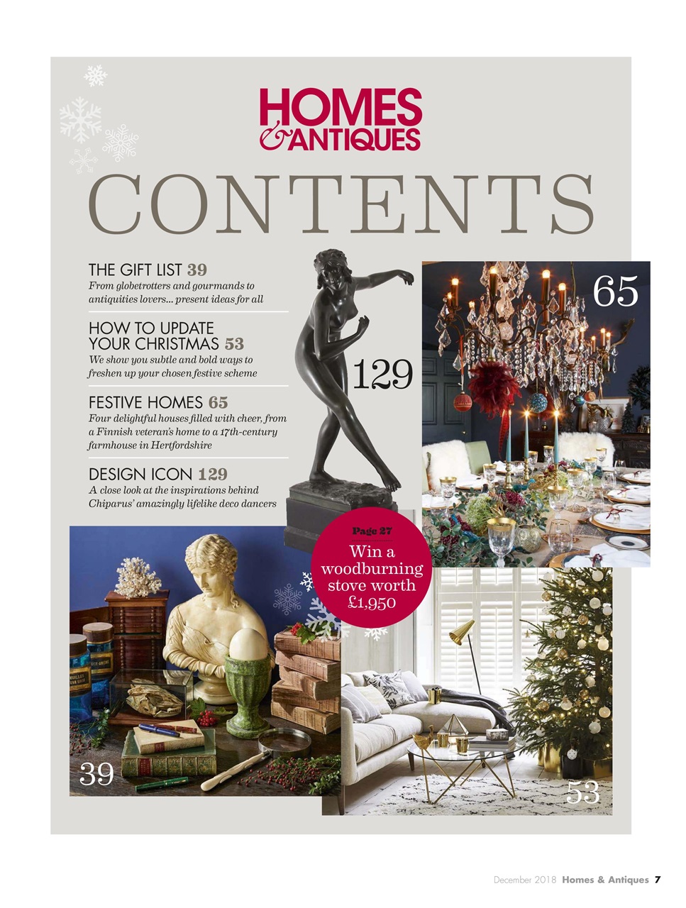 Homes & Antiques Magazine Preview Pages