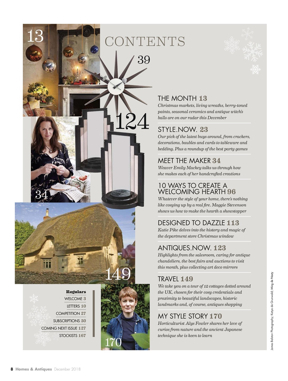 Homes & Antiques Magazine Preview Pages
