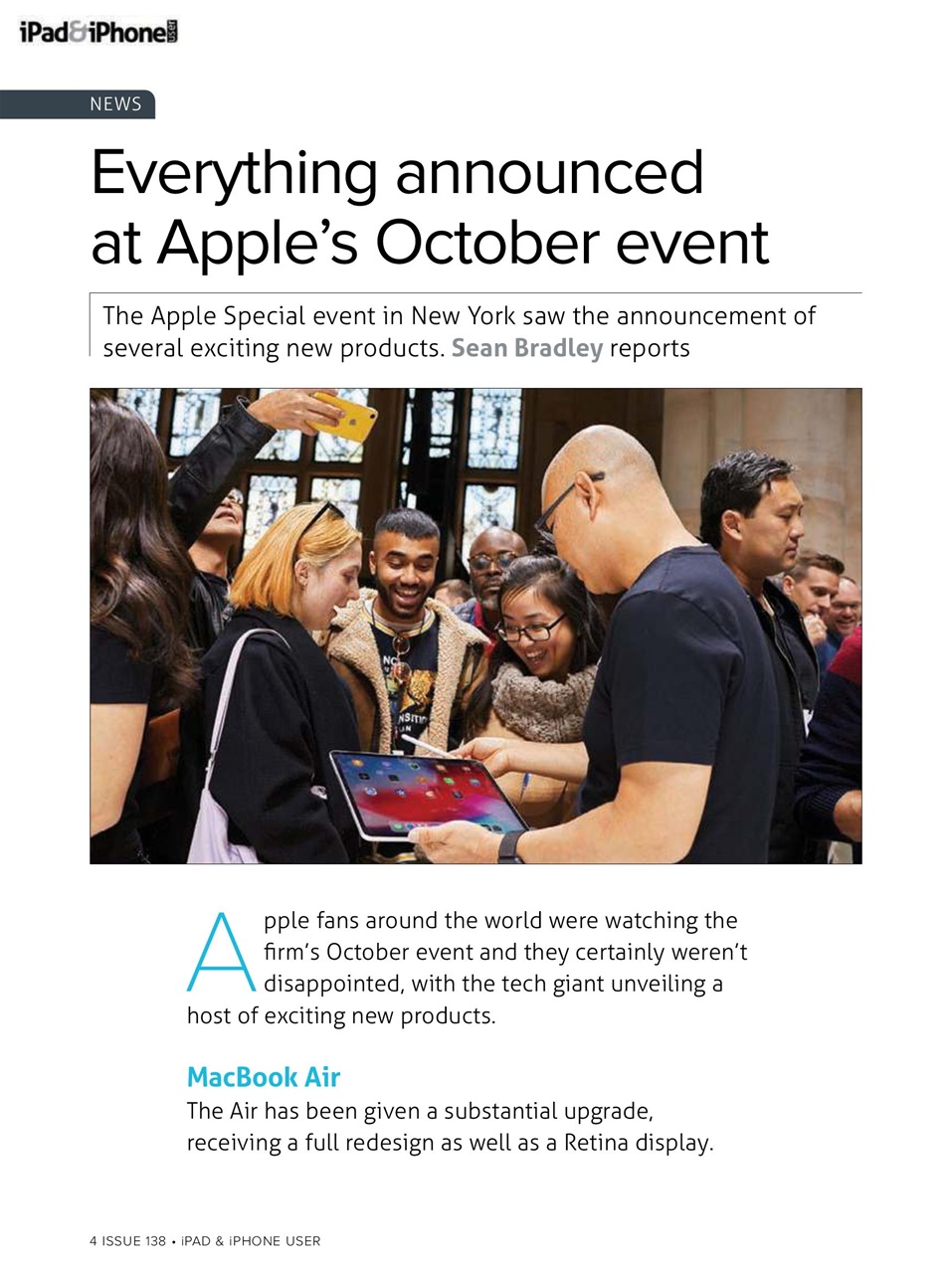 iPad and iPhone User Preview Pages