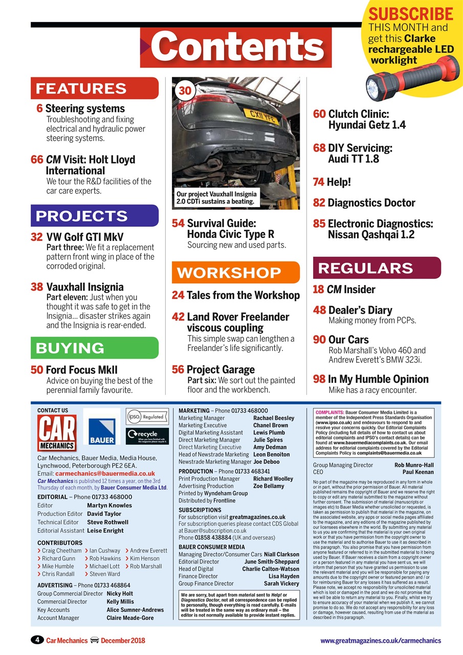 Car Mechanics Preview Pages