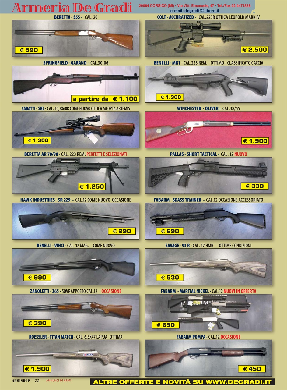 ARMI SHOP Preview Pages