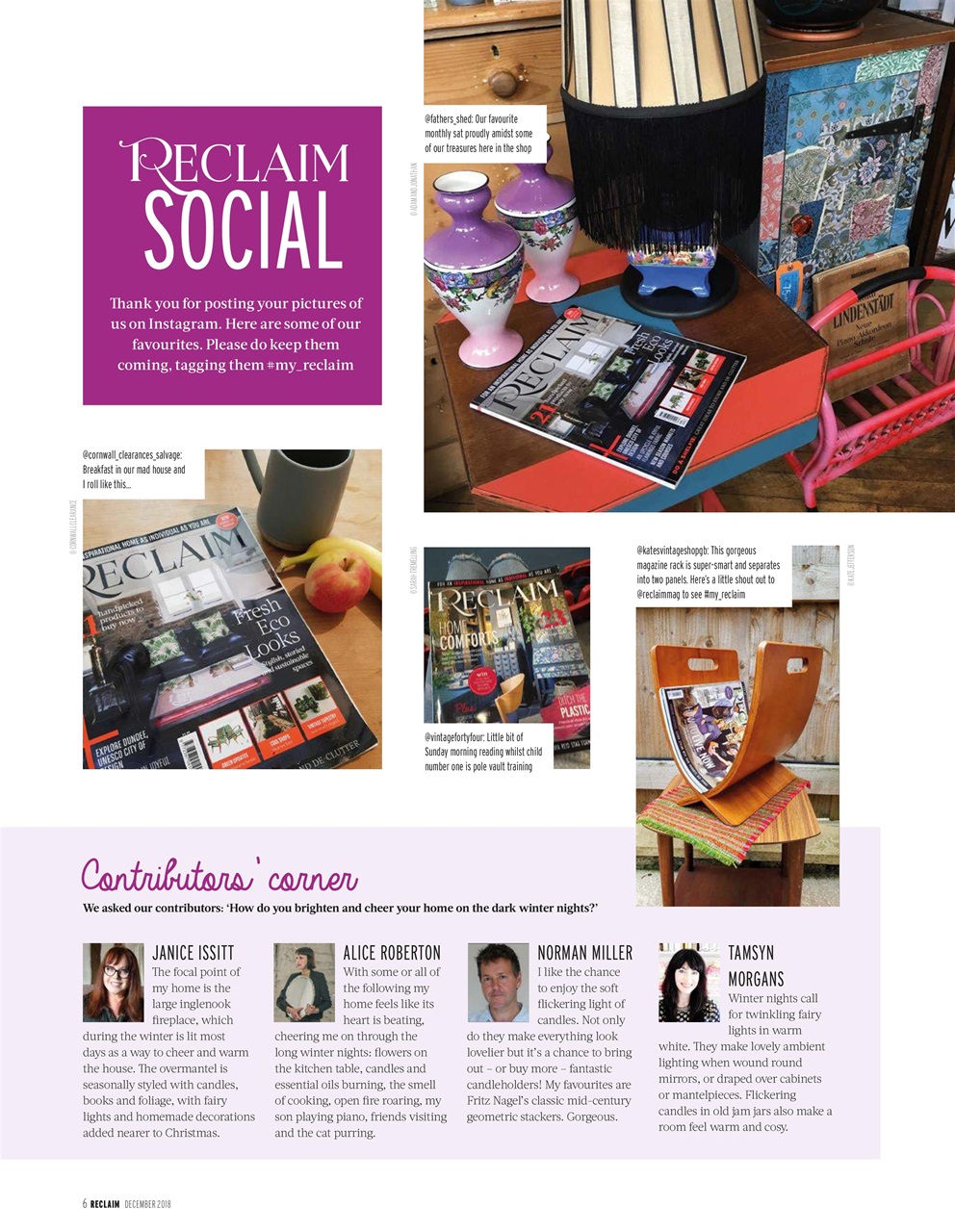 Reclaim Preview Pages