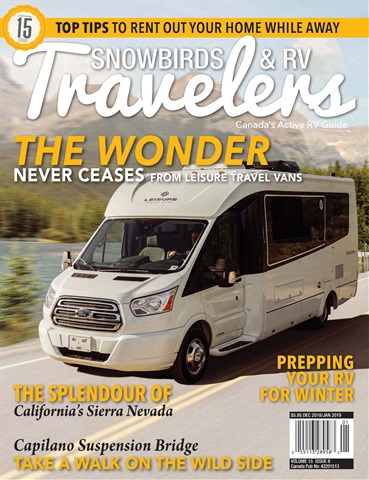 Snowbirds & RV Travelers issue Dec 2018/Jan 2019