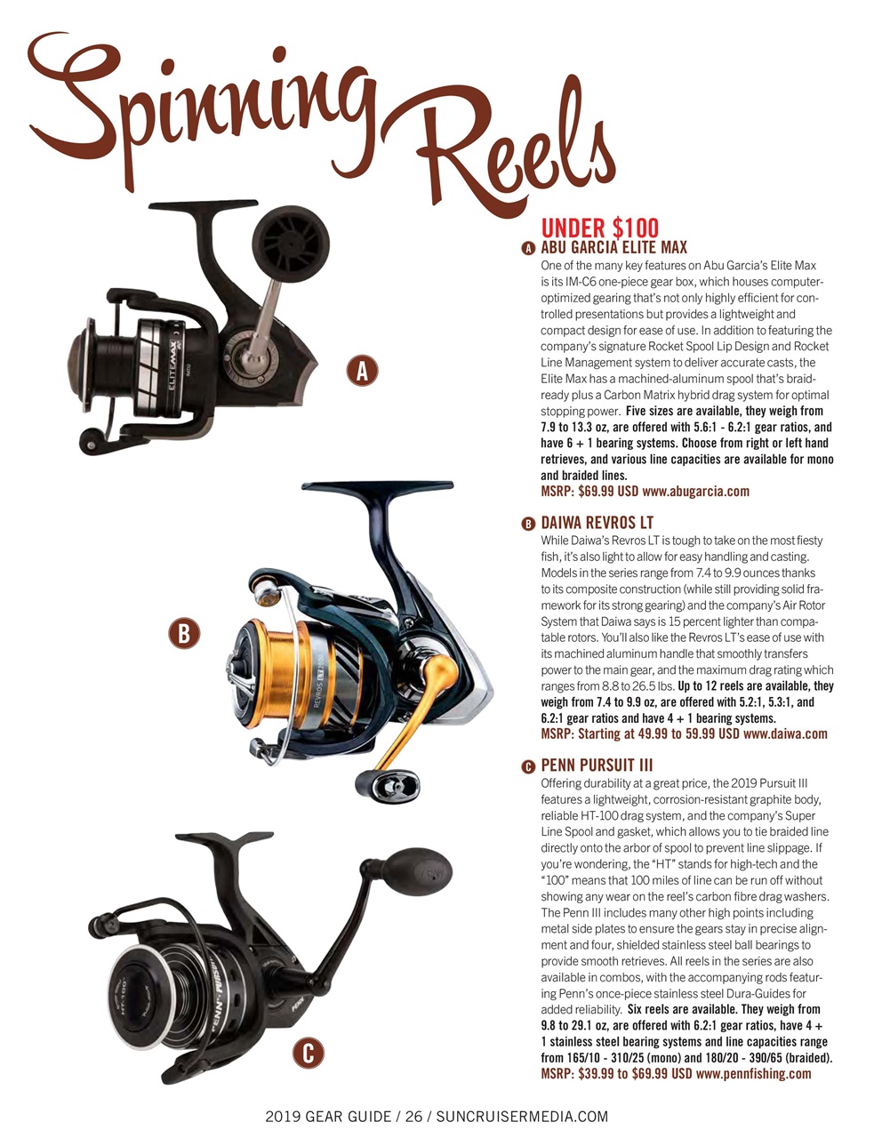 Sport Fishing Guides Preview Pages