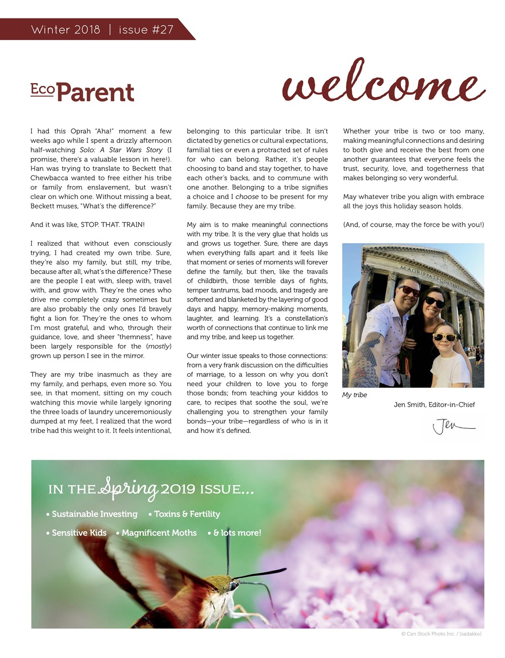 Ecoparent Magazine Preview Pages