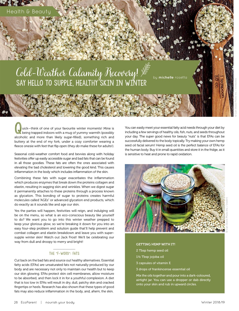 Ecoparent Magazine Preview Pages