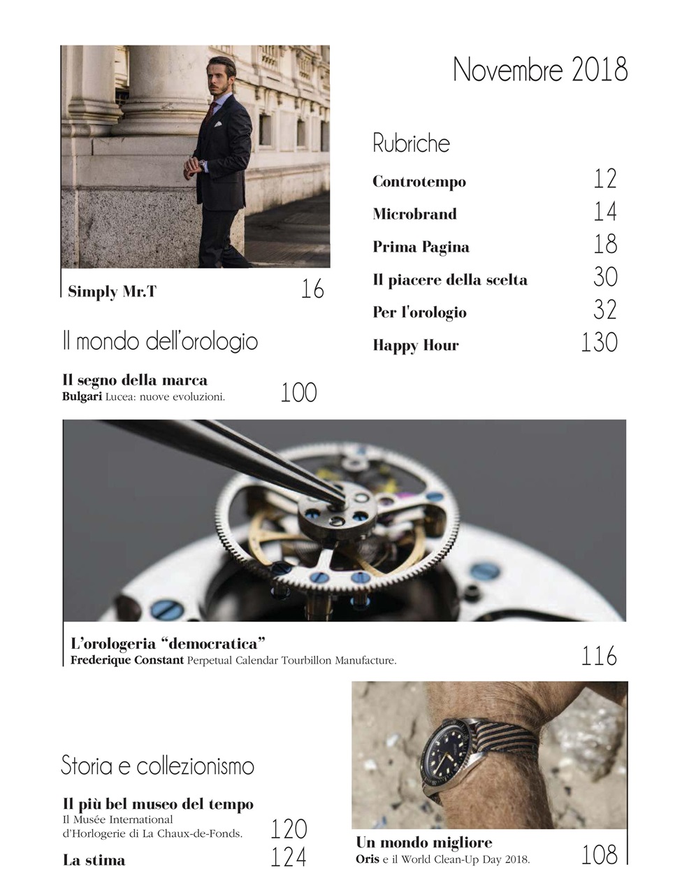 L'Orologio Preview Pages