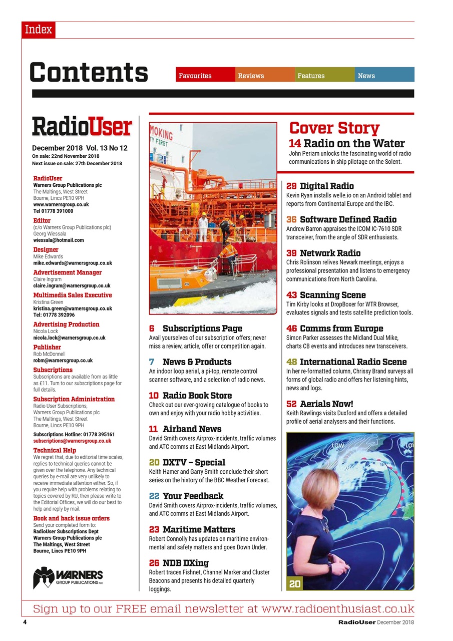 Radio User Preview Pages