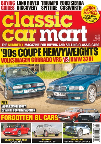 Classic Car Mart issue January 2019