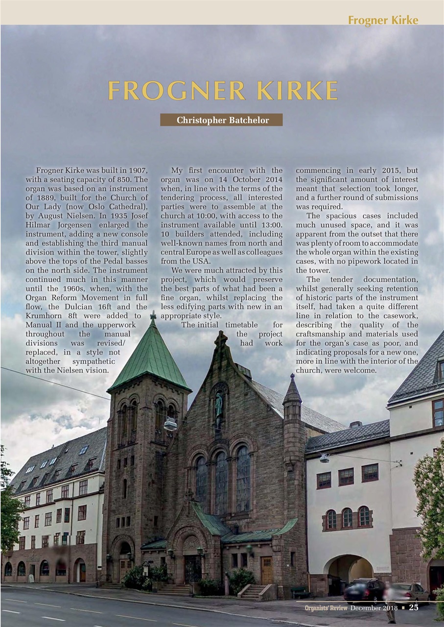 Organists' Review Preview Pages