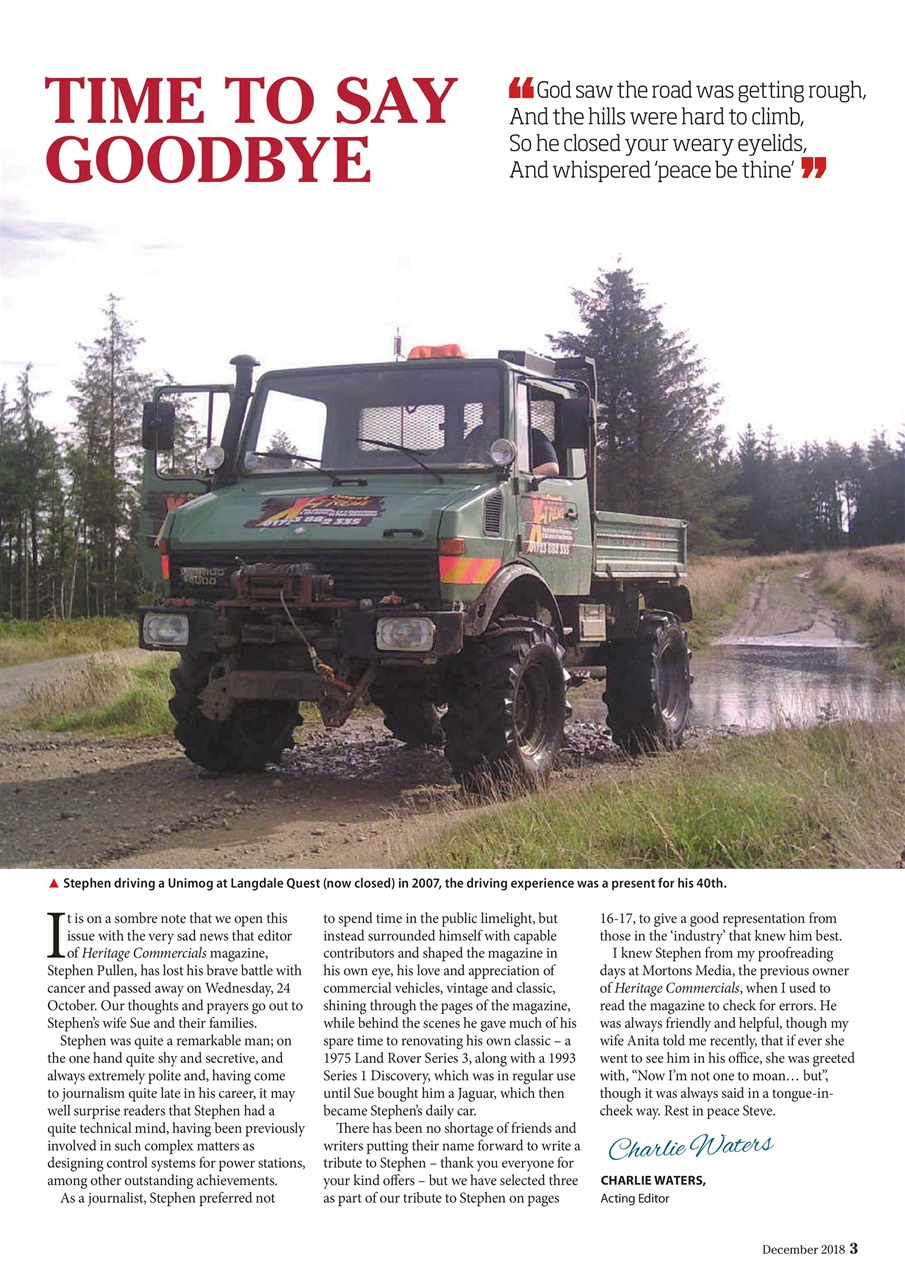 Heritage Commercials Magazine Preview Pages
