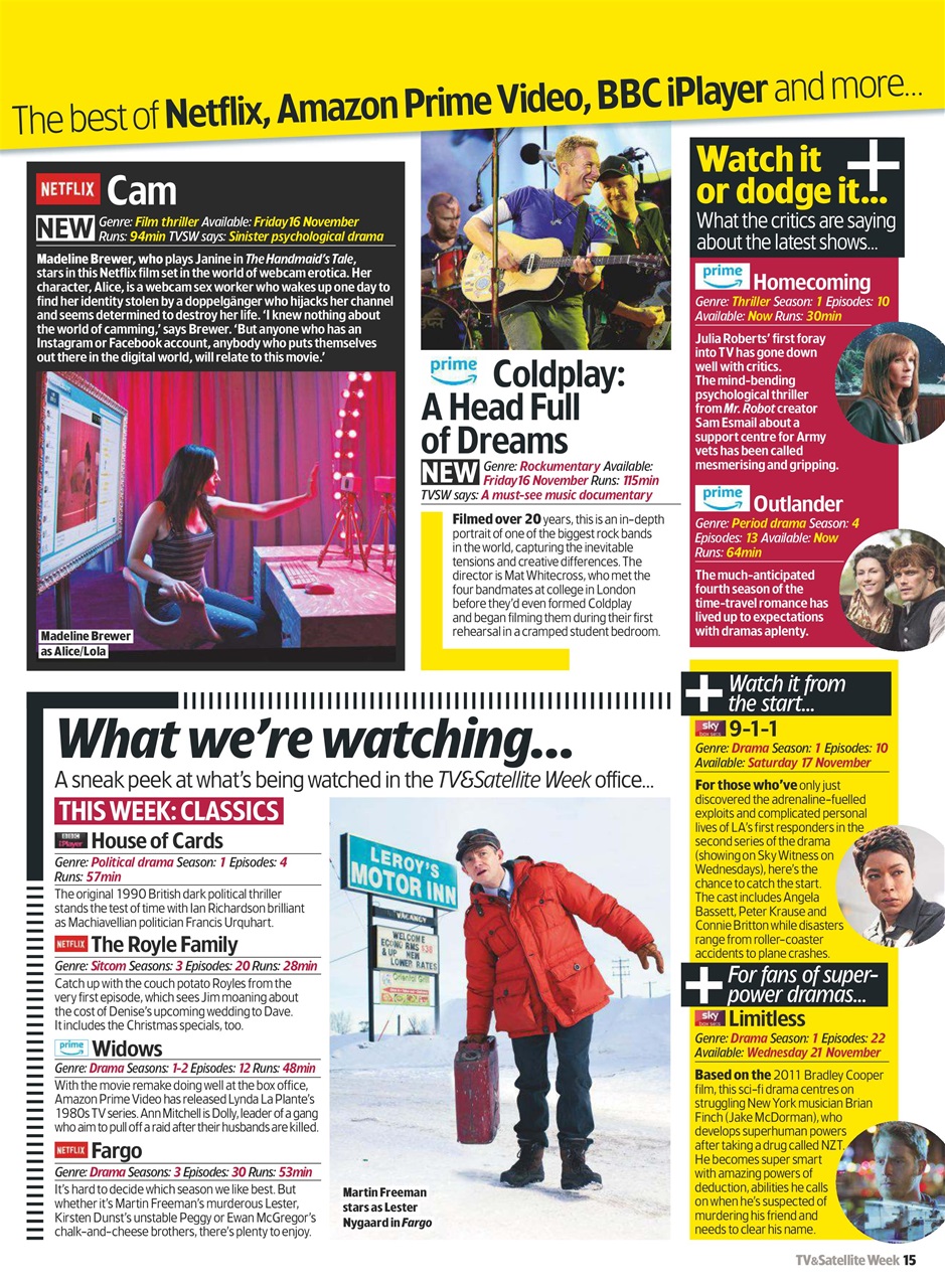TV & Satellite Week Preview Pages