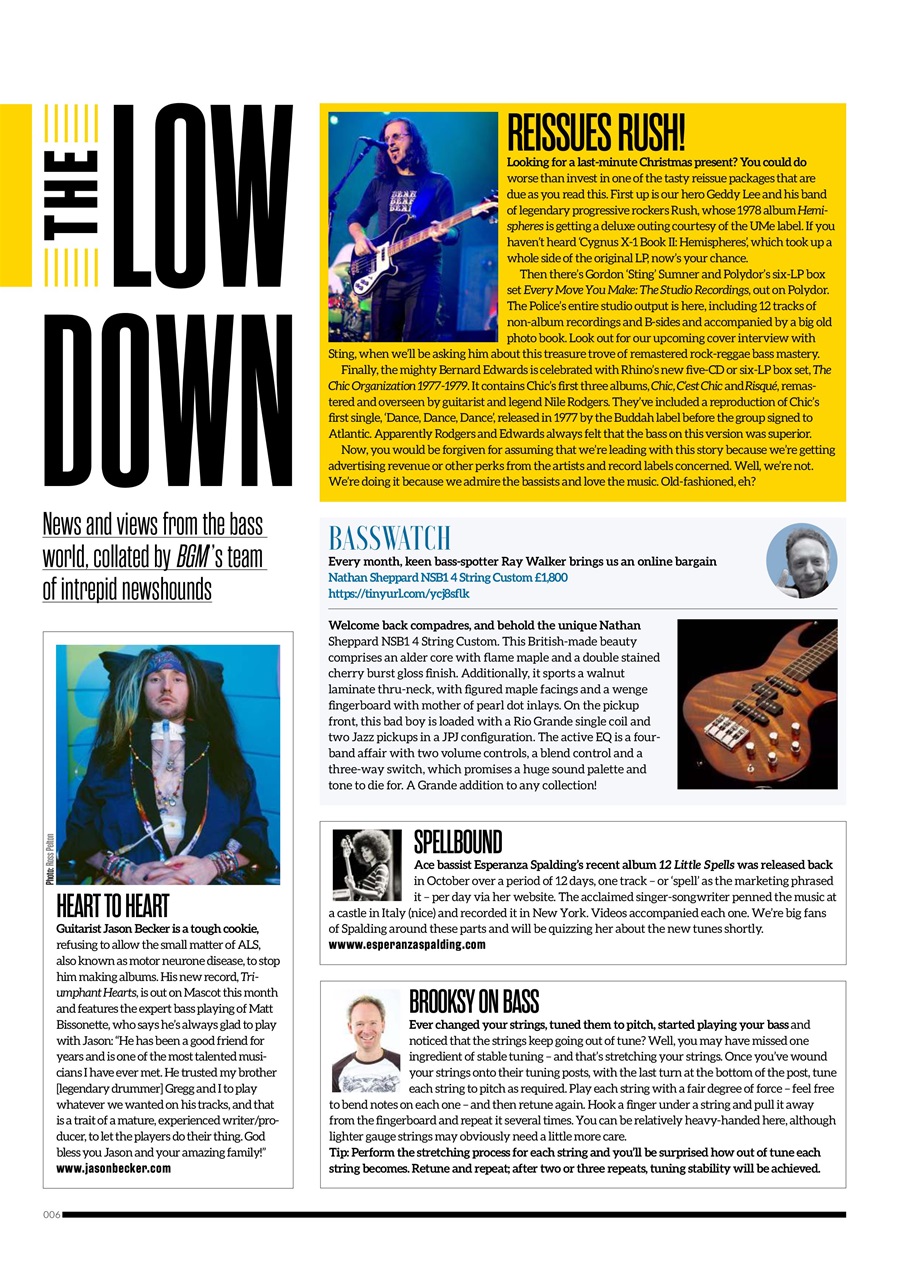 Bass Player UK Preview Pages