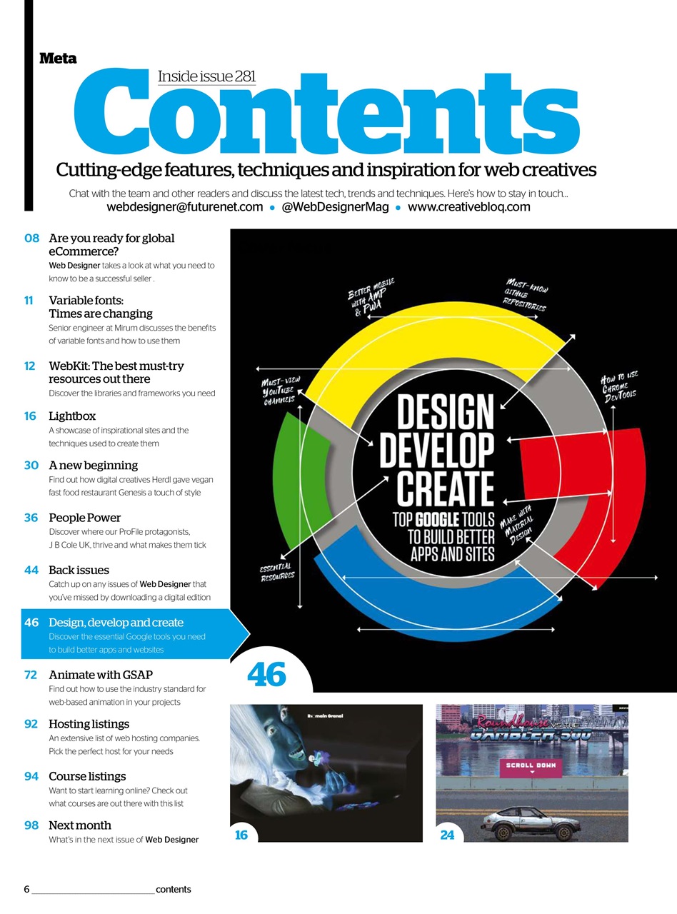 Web Designer Preview Pages