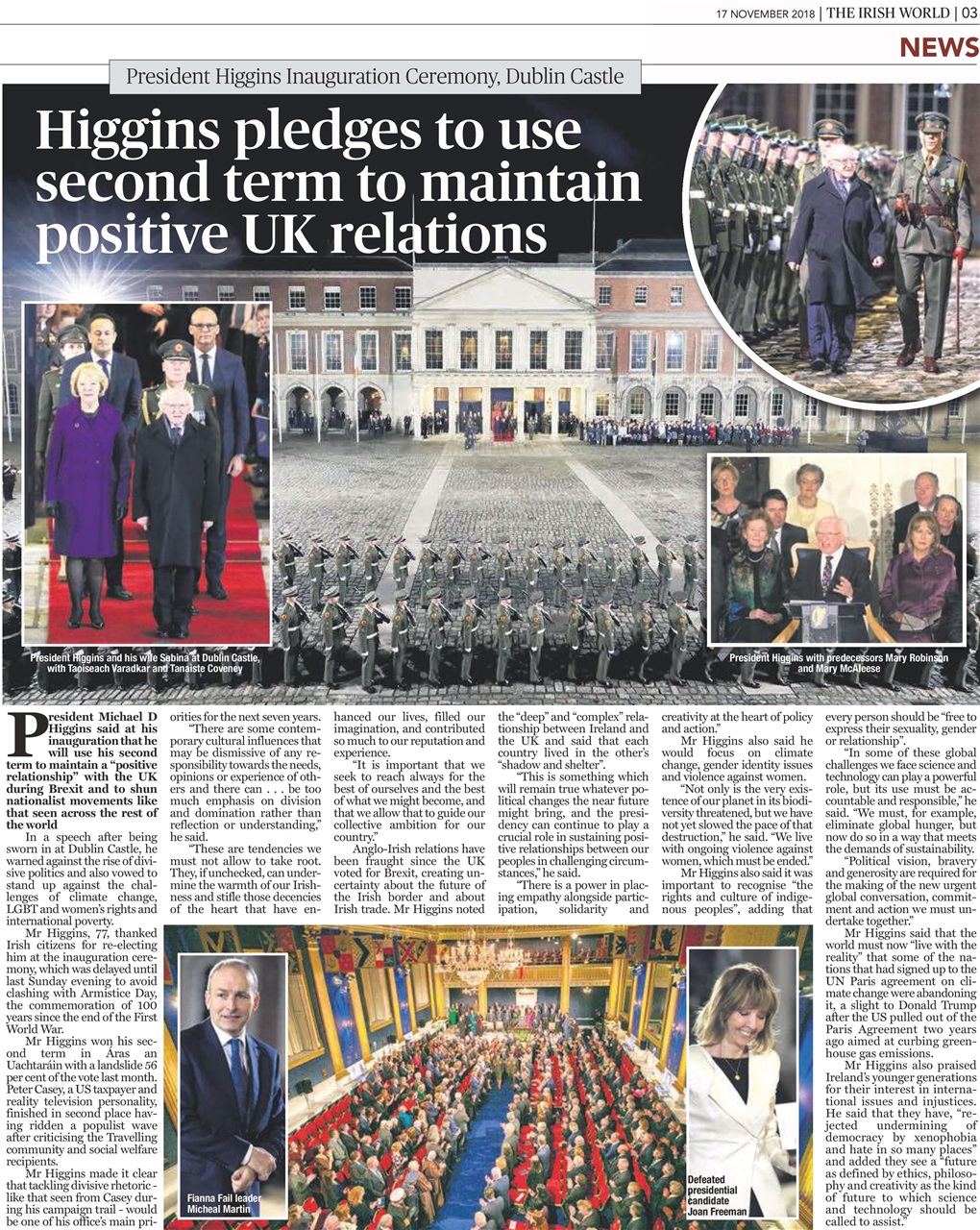 Irish World Preview Pages