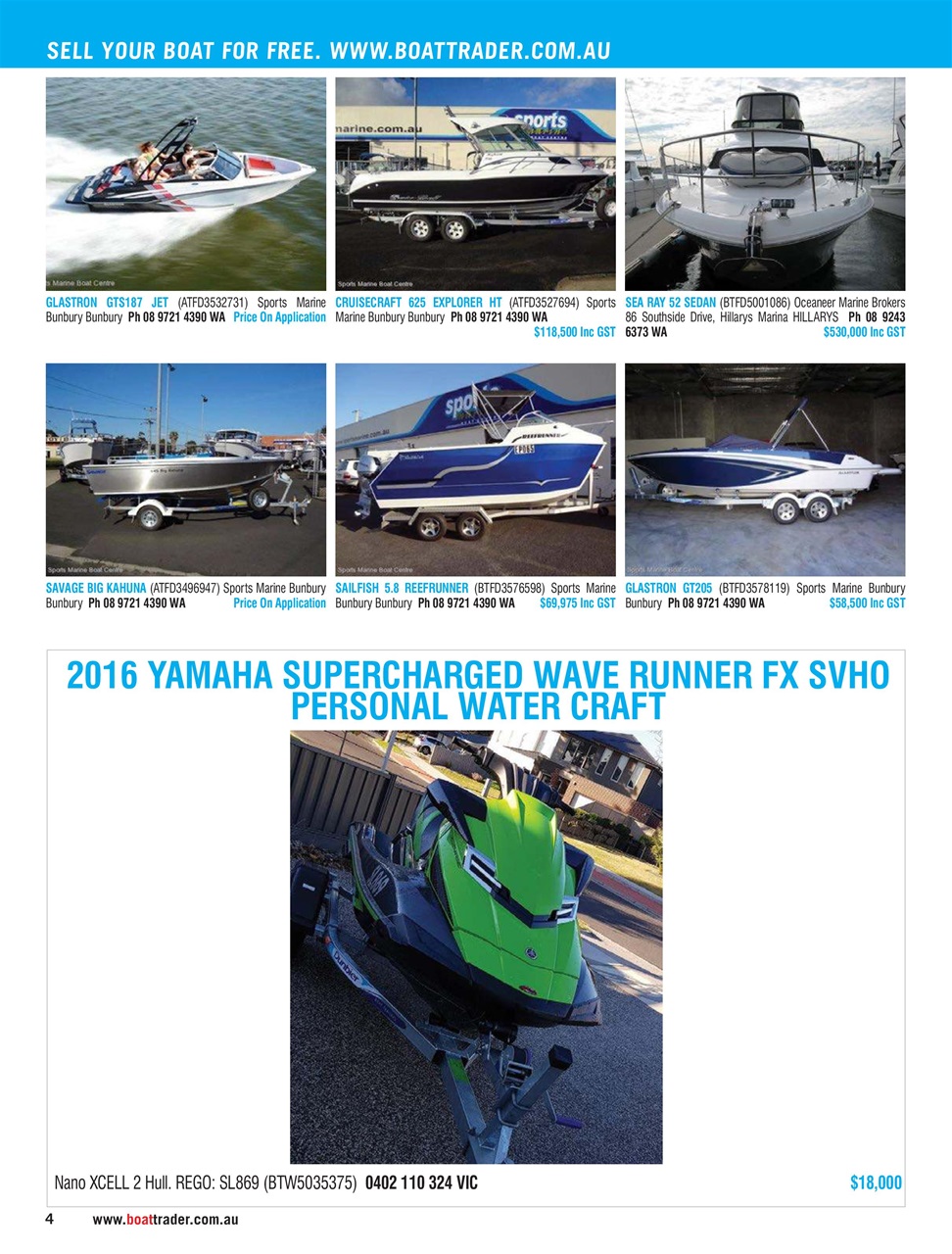 Boat Trader Australia Preview Pages