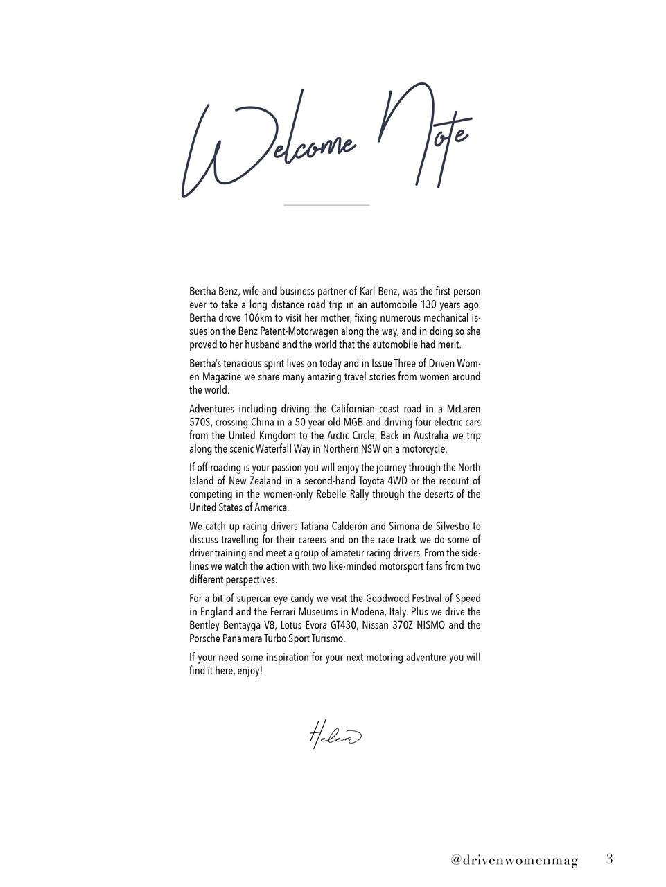 Driven Women Magazine Preview Pages