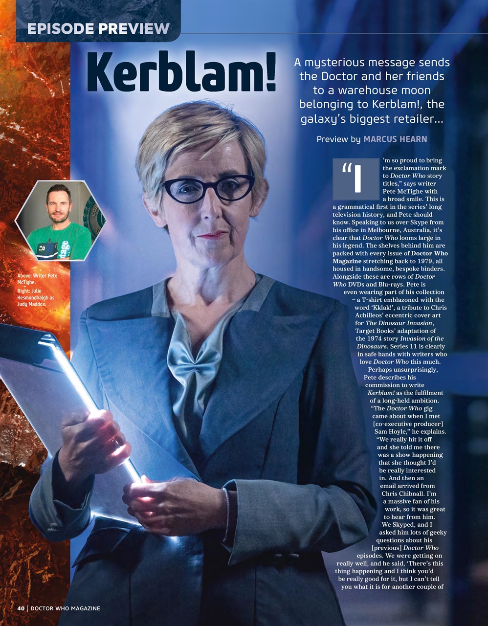 Doctor Who Magazine Preview Pages