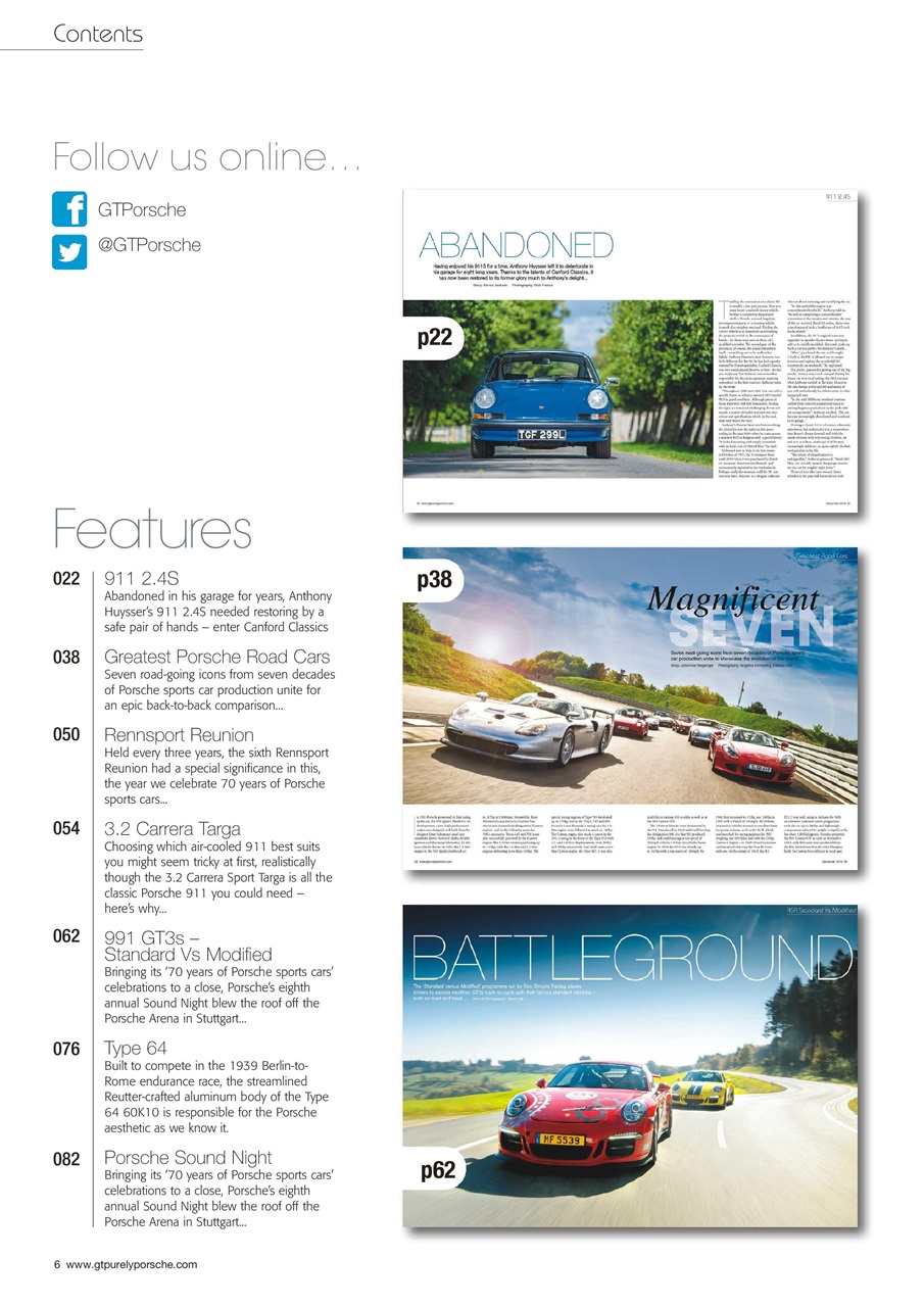 GT Porsche Preview Pages