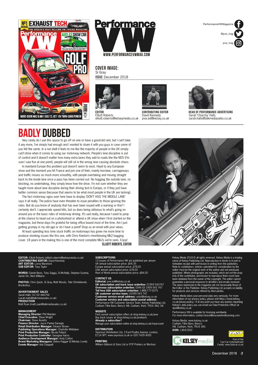 Performance VW Preview Pages