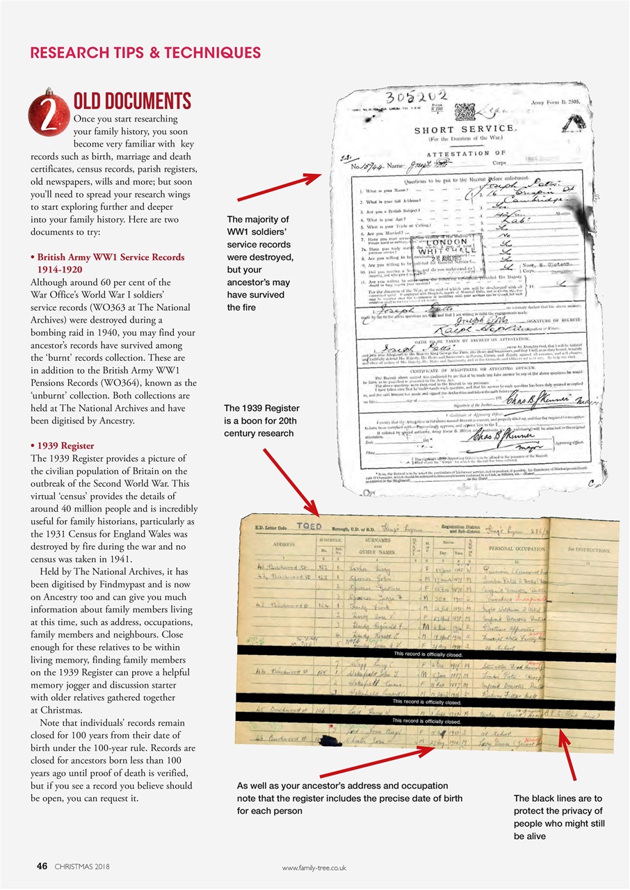 Family Tree Preview Pages