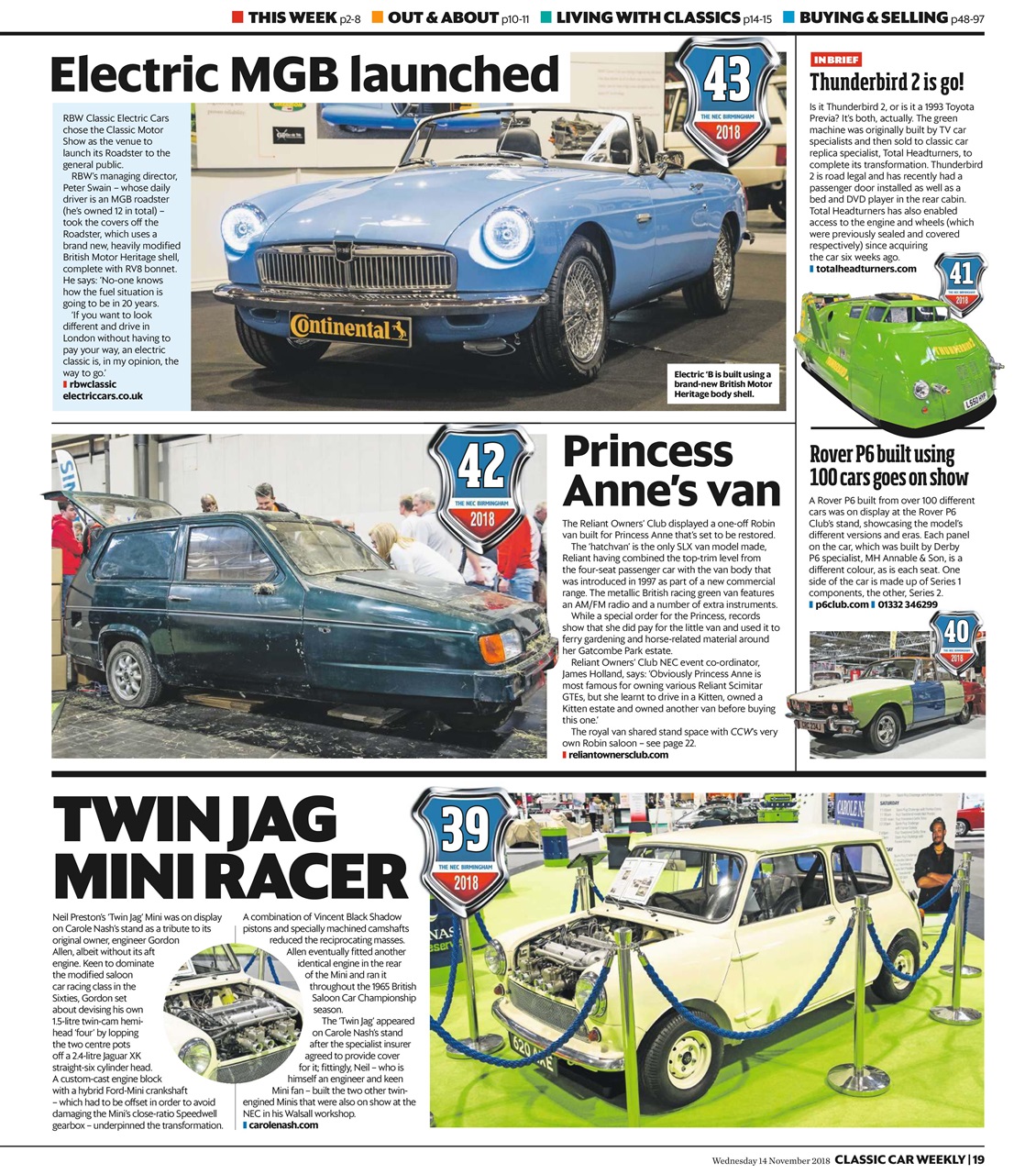 Classic Car Weekly Preview Pages