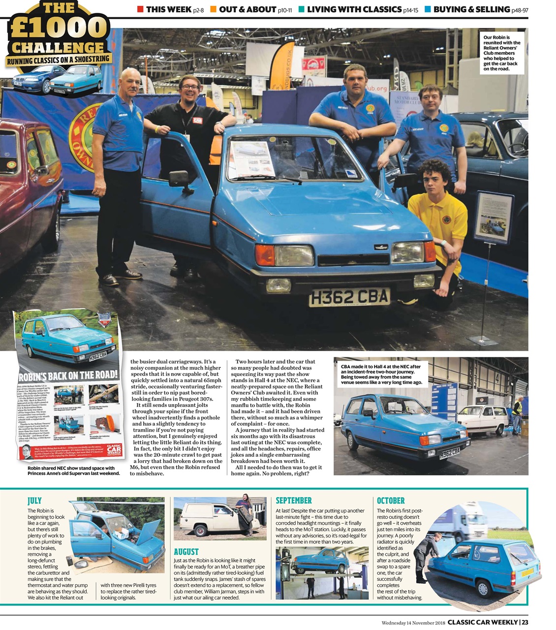 Classic Car Weekly Preview Pages