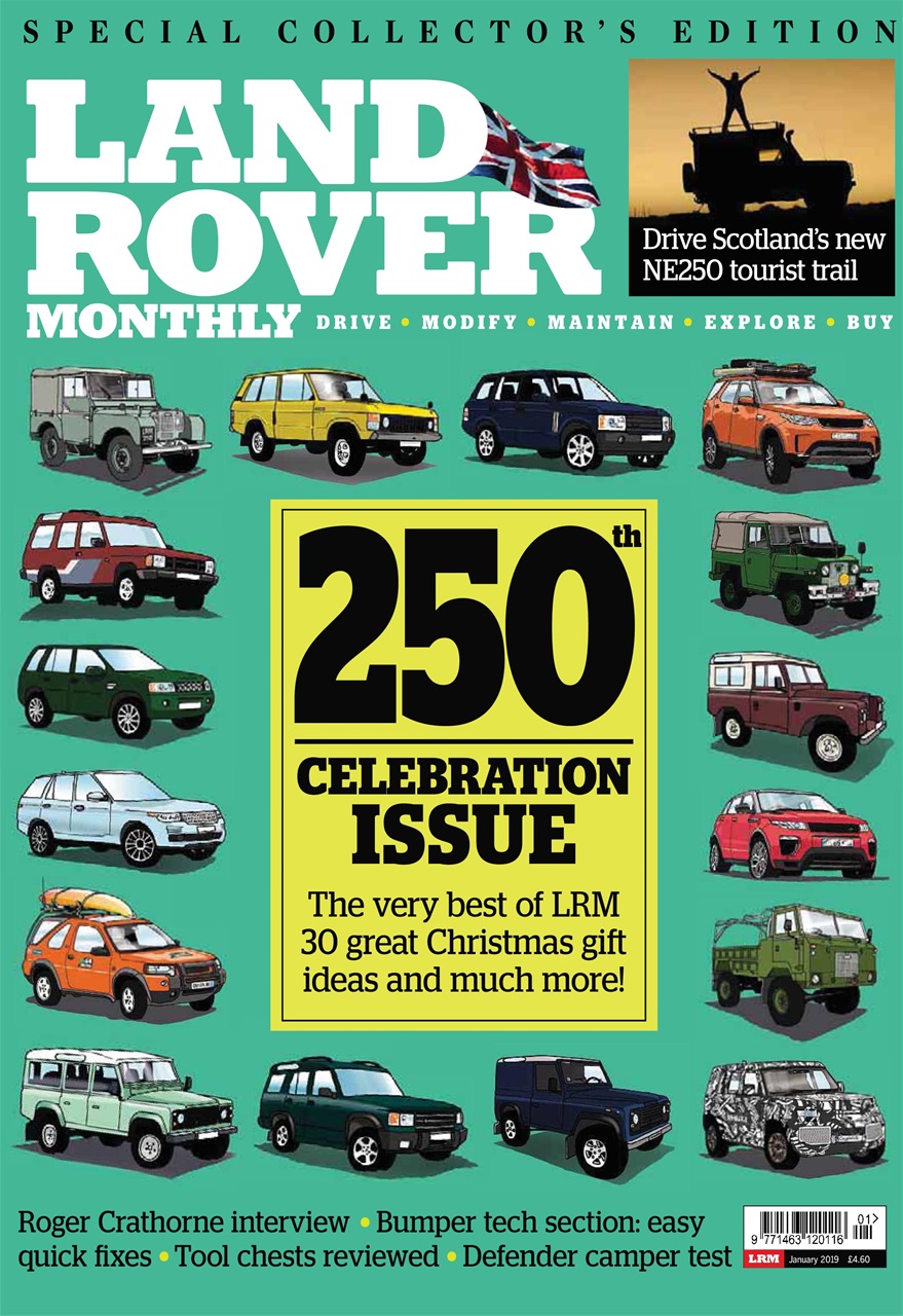 Range Rover Magazines Land Rover Monthly Magazine - January 2019 Back Issue