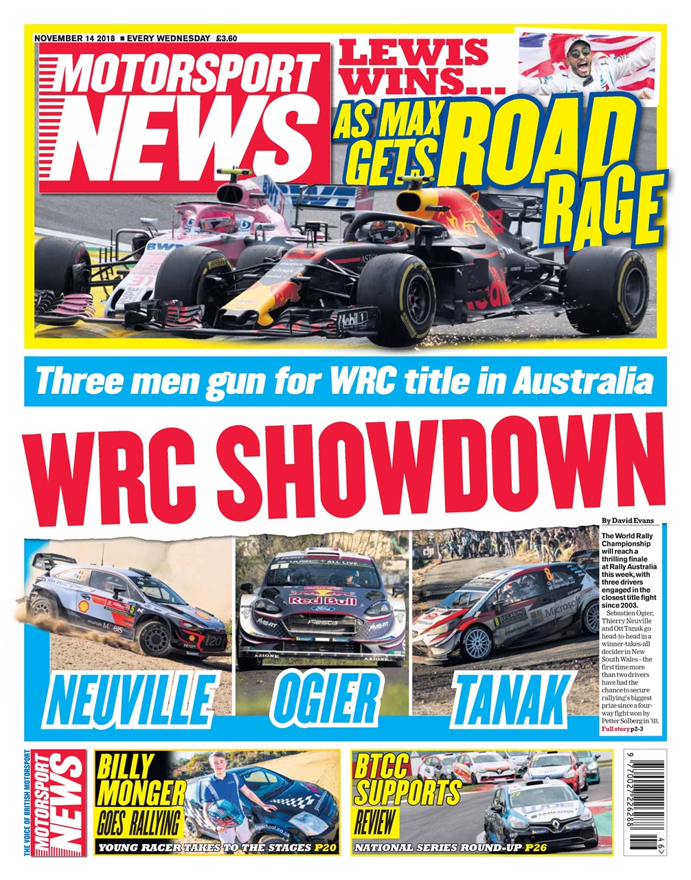 Motorsport News Preview Pages